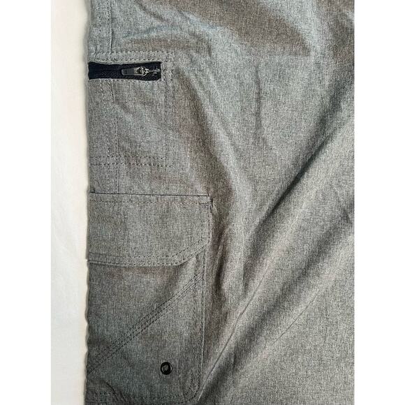 IRON CO Hybrid Cargo Shorts‎ Mens 40 Gray 4 Way Stretch 11 inch Inseam - Picture 5 of 12